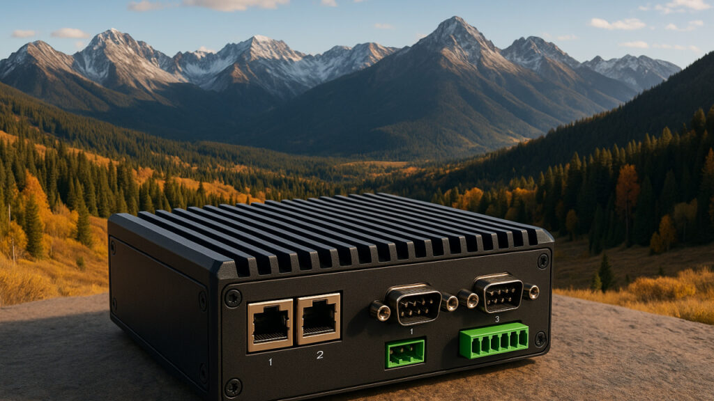 An edge computer in a "rugged" environment